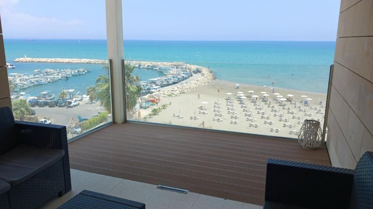 Apartamento Lazuli Sea View Beachfront Ap 254 Lárnaca Exterior foto